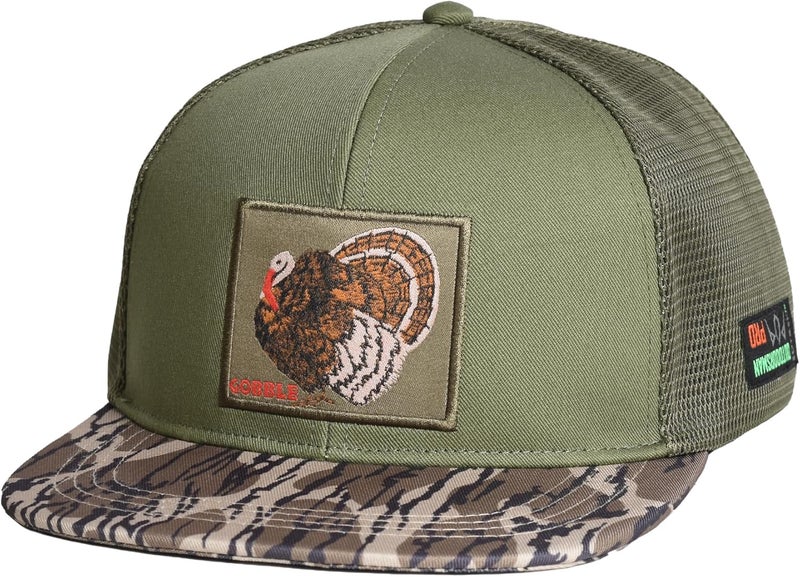 EDTREK Outdoorsman Pro Trucker Breathable Mesh Performance Cap - Flat Brim Snapback Hat - Image 2
